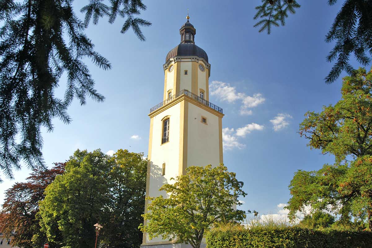 Turm der Michaeliskirche in Ohrdruf