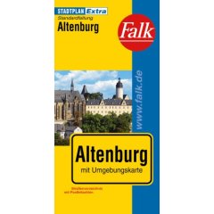Falk Stadtplan Extra Standardfaltung Altenburg