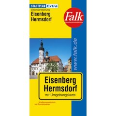 Falk Stadtplan Extra Standardfaltung Eisenberg / Hermsdorf (Landkarte)