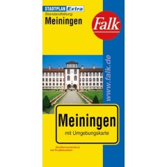 Falk Stadtplan Extra Standardfaltung Meiningen (Landkarte)