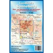 Rad- und Wanderkarte Landkreis Sonneberg 1 : 33 000 (Landkarte)