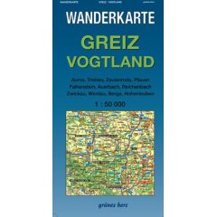 Wanderkarte Greiz, Vogtland (Landkarte)