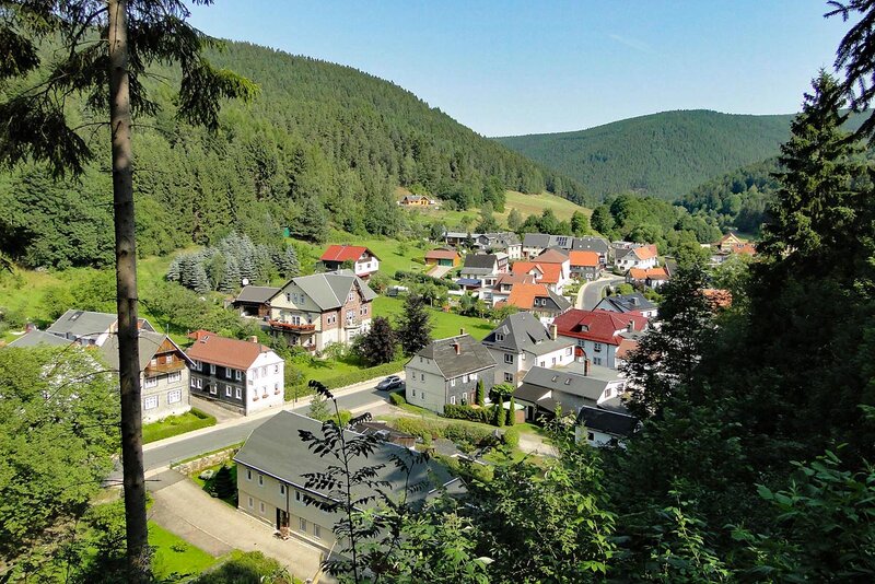 Blick auf den Ort Rohrbach