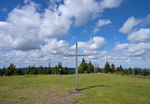 Gipfelkreuz auf dem Schneekopf