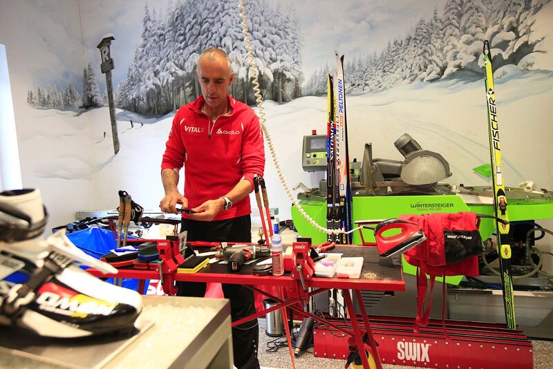 Skiwachsen in Oberhof