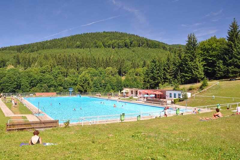 Waldschwimmbad in Kleinschmalkalden
