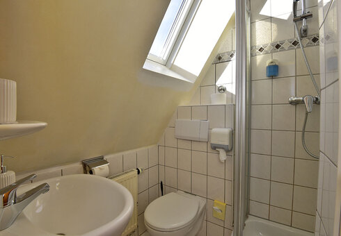 Blick in ein Badezimmer