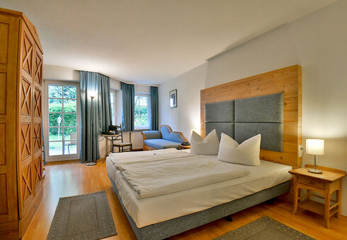 Blick in ein Gästezimmer