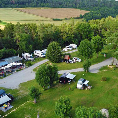 Campingplatz "Im Grünen in Oettern