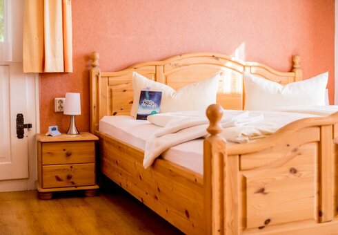 Blick in ein Gästezimmer
