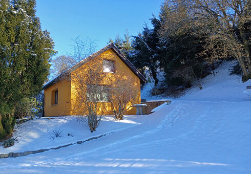 Ferienhaus "Dombergblick" im Winter