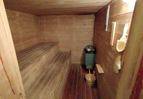 Sauna im Kellergeschoss