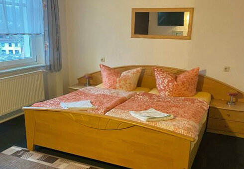 Blick in ein Gästezimmer