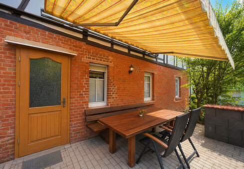 Terrasse am Haus
