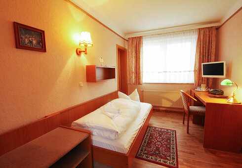 Blick in ein Gästezimmer