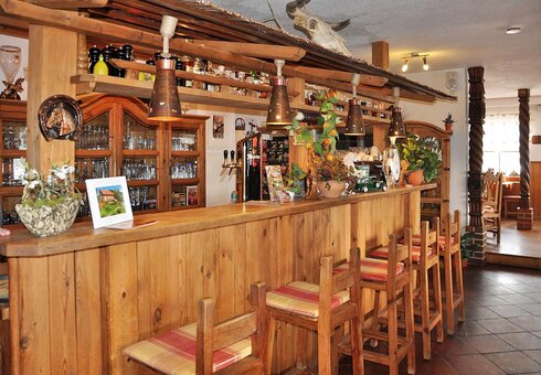 Blick in das Steakhaus