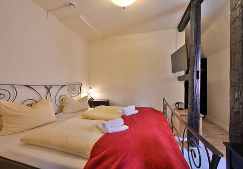 Blick in ein Gästezimmer
