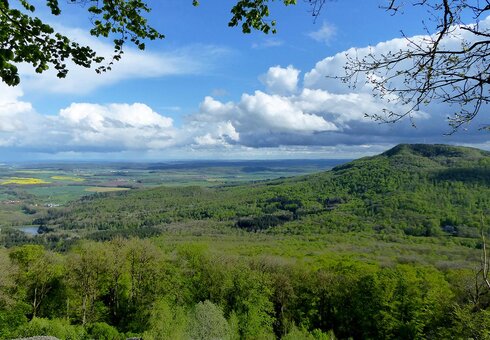 Blick vom Kleinen Gleichberg