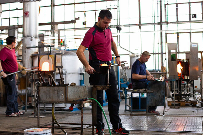 Glasmacher - ELIAS-Glashütte 