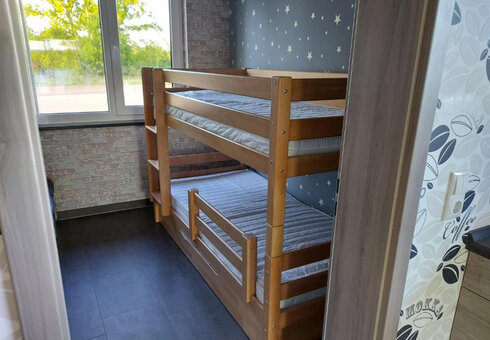 Schlafzimmer mit Etagenbett