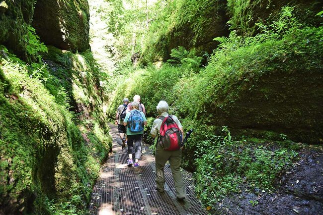 Wandern in der Drachenschlucht