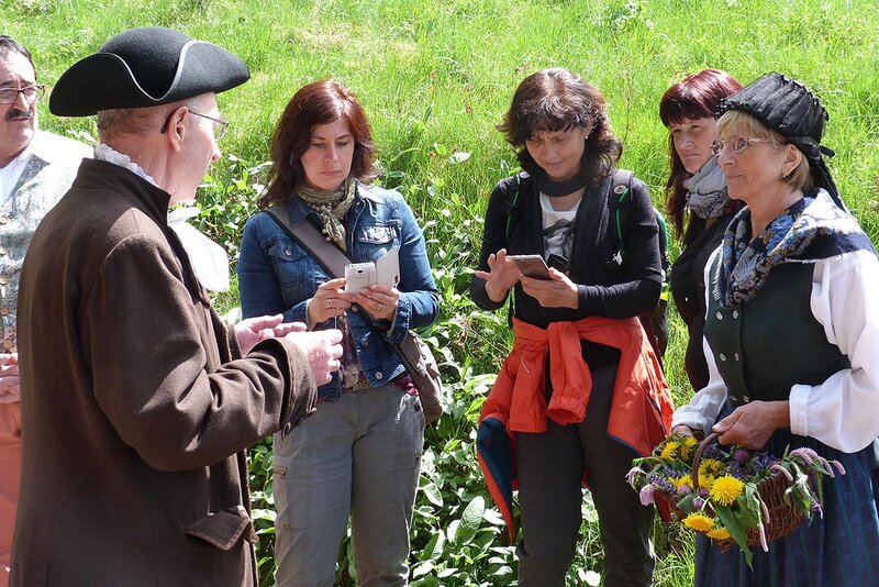 Auf dem Kräuterlehrpfad