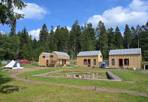 Tinyhouses direkt am Waldrand