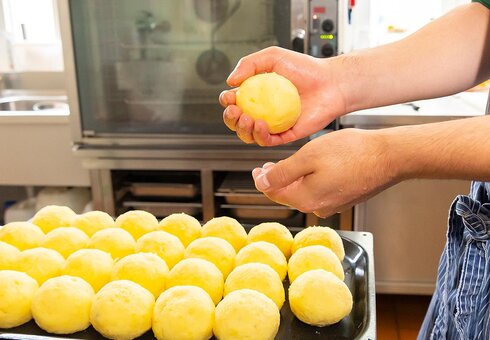 selbst gemachte Thüringer Klöße