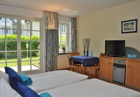 Blick in ein Gästezimmer