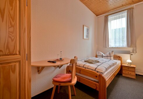 Blick in ein Gästezimmer