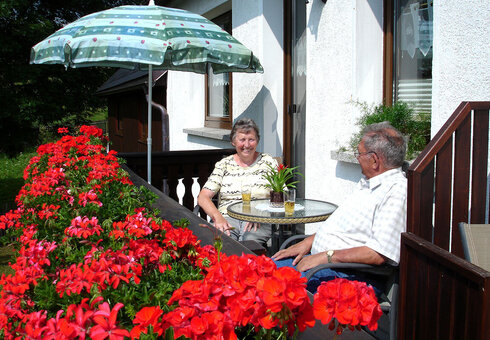 Ferienwohnung Gartenblick (Balkon)