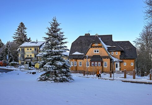 Waldschlösschen Oberhof, Winteransicht