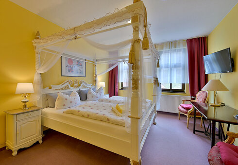 Blick in ein Gästezimmer