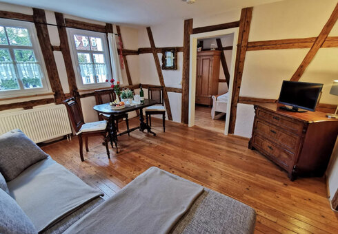 Blick in ein Gästezimmer