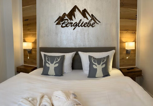 Blick in ein Gästezimmer