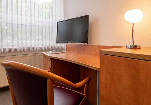 Blick in ein Gästezimmer