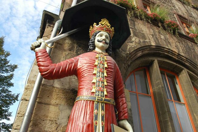 Der Roland am Rathaus Nordhausen Der Roland am Rathaus Nordhausen