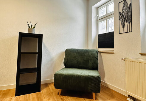 Schlafsessel im Schlafzimmer