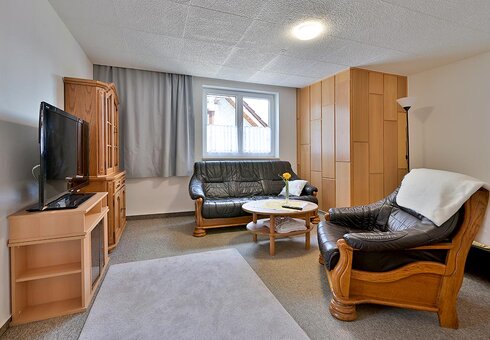 Blick in ein Gästezimmer
