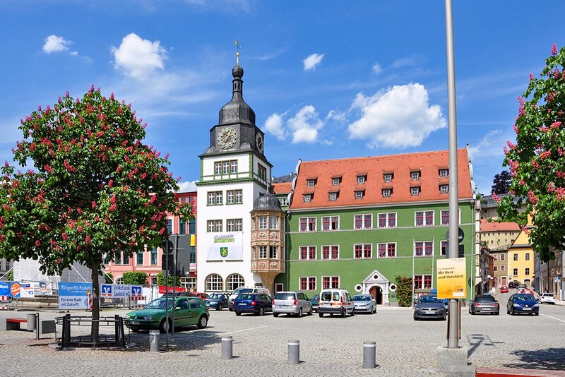 Marktplatz mit Rathaus