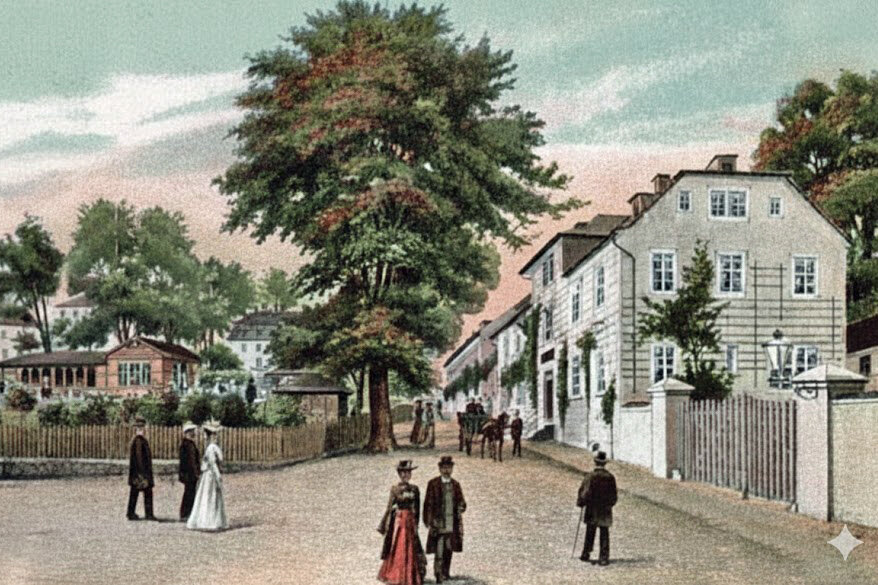 Parkhotel Ebersdorf - historische Aufnahme