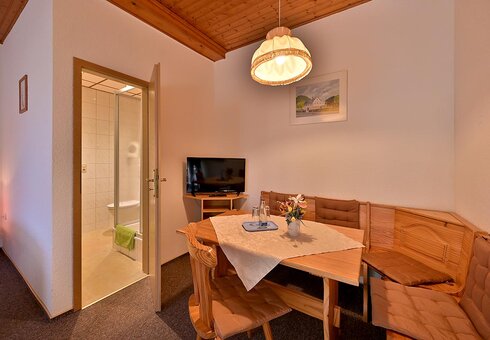 Blick in ein Gästezimmer