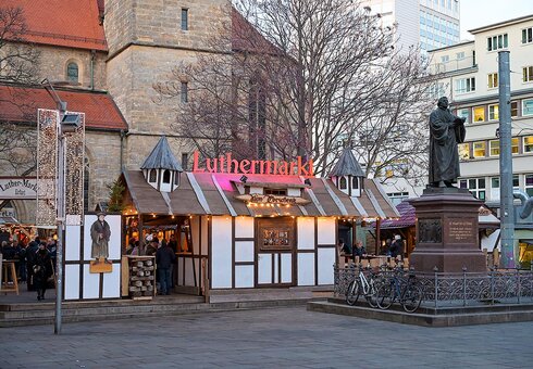 Luthermarkt in Erfurt