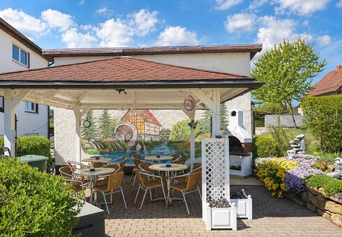 Terrasse im Garten