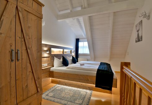 Blick in ein Gästezimmer