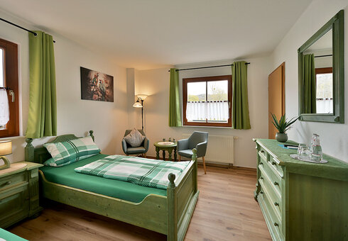 Blick in ein Gästezimmer