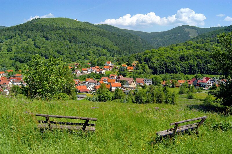 Blick auf Oberschönau