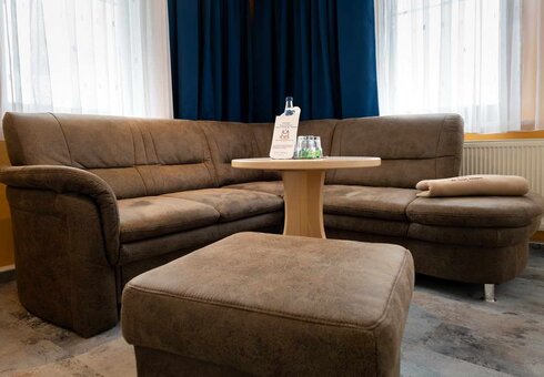 Blick in ein Gästezimmer