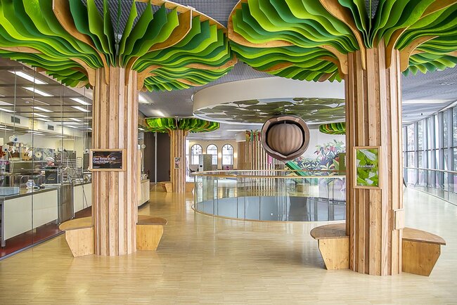 Rohstoffplantage in der Erlebnis-Etage