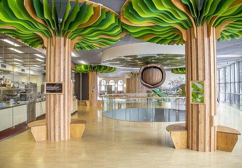 Rohstoffplantage in der Erlebnis-Etage